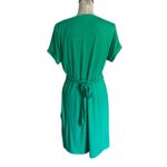 CHAPS Green Faux Wrap Knit Dress Size Large NWOT Photo 3
