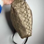 Coach Ashley Sateen Signature C Hobo Crossbody Bag Purse Brown Tan Hippie Photo 4