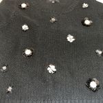 Endless Rose  sweater sequined floral top. Size M Photo 3