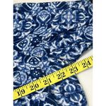 Croft & Barrow  Women's Size XL Blue 3/4 Sleeves Geometric Polyester Top Career Photo 9