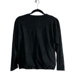 Alfani black glittery long sleeves blouse  Size SP Photo 1