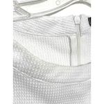 Miholl Waffle Knit Blouse Womens XL Lace Balloon Sleeves Eyelet Angelcore Boho White Photo 4