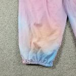 Thread Story Womens Capri Strapless Jumpsuit 2X Pink Blue Tie Dye Rainbow NEW Photo 8