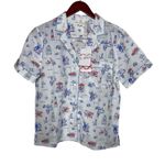 Roller Rabbit NWT  Martha Vineyard Nantucket short sleeve button down pajama top Photo 0
