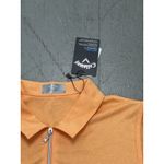 Callaway  Women's Opti-Dri Peach Sleeveless 1/4 Zip Golf Polo Shirt Size L Photo 2