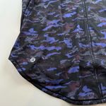 Lululemon Sculpt Tank Mini Hounds camo emperor Blue Black tank Size 6 Photo 5