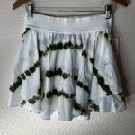 Lululemon Skirt White Tie-Dye Court Rival High Rise Long 6 NEW Layered Skort Photo 0