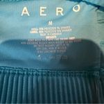Aeropostale Ribbed Bralette Top Women’s Size Medium Blue Adjustable Straps Photo 2