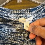 Silence + Noise  Knit Sweater Oversized Blue Heather Comfy Medium Boxy Photo 2