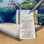 Vintage California Dynasty Sheer Floral Burnout Open Kimono Robe Duster womens S Blue Photo 11