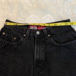 Old Navy Vintage High Rise Black Denim Jean Shorts Women’s Size 8 100% Cotton Photo 6