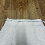 C&A Duda Beat Pink Tweed Pleated Mini Skirt Size Small Preppy Rosa Boucle Photo 9