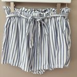 Hollister  Ultra High Rise Shorts Blue/White Sz Small Photo 1