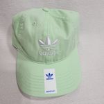 Adidas  lime green women's strap back hat Photo 2