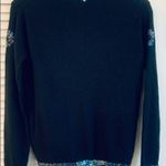 VINTAGE•Sparkling Black✨Beauty✨ Lambswool/Angora Sweater Size 6 Photo 1