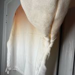 PINK - Victoria's Secret Victorias Secret Pink Varsity Crew Pullover. Ombré Orange/White. Love Pink. LG. Photo 4