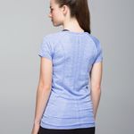 Lululemon  Run: Swiftly Tech V Neck in Heathered Lullaby Photo 3