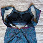 Title Nine Blue Purple Paisley Nimblene Trouble Athletic Tennis Golf Dress - 4 Photo 3