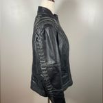 Milwaukee Leather Jacket Women’s 3X Distressed Leather Concealed Carry Pockets Black Size undefined Photo 3