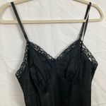 Vanity Fair VTG Womens S Black Lace Trim Slip Dress Coquette Romantic Feminine Photo 3