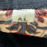 Boho Ethnic Patchwork Tunic Top Black Multicolor V Photo 7