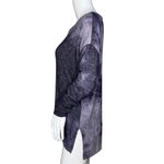 American Eagle Sweater Womens Medium Purple Tie Dye Soft & Sexy Plush Knit Top Photo 2