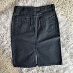 Marc by Marc Jacobs Marc by Marc Jacob’s Black Coated Denim Pencil Skirt Photo 6