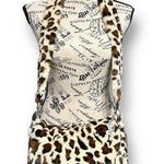 Gilda Paris Leopard Print Faux Fur Shoulder Bag Crossbody Plush Soft Zip NWT Brown Photo 0