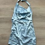 Selfie Leslie Sonoma Cowl Neckline Faux Wrap Twist Back Mini Dress Photo 5