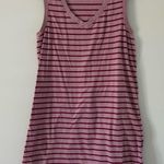 Pact Organic Cotton Soft Spun Pink Stripe A Line Dress S Photo 0