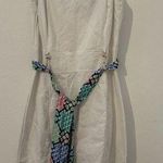 Vineyard Vines  Kentucky Derby Silk Sash Cotton Dress Preppy Southern Size 0 Photo 0