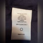 CeCe  Blue & White Linen Blend Open Blazer NWT size S Photo 7