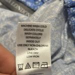 Jessica London  plus size women’s 20w blue paisley linen pants elastic waistband Photo 7