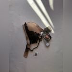 Daisy Fuentes  ~ Womens Bra Push Up Underwire Luxe Lace Black Beige ~ 34C Photo 11