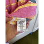 BB Dakota | Lemonade Linen Striped Midi Summer Dress Sz Small Beach Powder Pink Photo 7