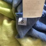 Maroni NWOT Women’s Lime And Blue Tie Dye VNeck Oversized Tee SM Green Photo 10