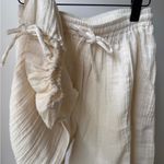 Lotus & Luna Cream Harem Jogger Cotton Pants Photo 2
