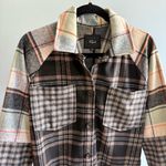 Rails Ridley Shacket Button Up Jacket, Mint Grey Mixed Plaid | Size XS Photo 4