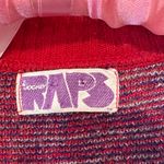 Vintage Deer and Bird Motif Sweater Vest Red Size L Photo 2