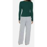 Gap Ladies Flannel Sea Moss Stripe Pajama Set Medium NEW Photo 1