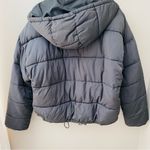 Urban Outfitters  Zip Up Puffer Jacket Black Sz Medium Photo 10