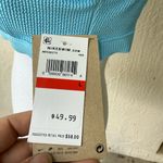 Nike  RIBBED SKY BREEZE SWIMWEAR Size large Bikini top Blue NWT MSRP $55 Photo 2