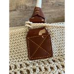 The Sak  106429 Cream Cambria Satchel Hand-Crocheted Tote Bag Photo 9