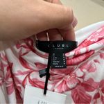 Club L London LATE NIGHT PINK FLORAL MATERNITY RUCHED ONE SHOULDER MIDI DRESS Size 10 Photo 6