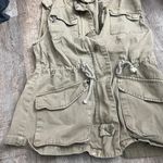 Per Se  Khaki Utility Jacket army green size small Photo 10