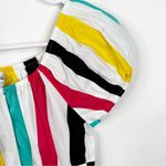 NEW Caroline Constas Calla Mini Dress Multi Color Stripes Size Small Pink Photo 6