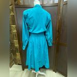 Vintage 80’s Gitano Teal full skirt dress. Size M Blue Size M Photo 6