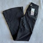 Halara NWT Black Crossover Flared Jeggings Photo 0