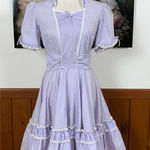 Super Cute Vintage 1970s Partners Please Squaredance Dress! Purple Size 10 Photo 0