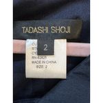 Tadashi Shoji Rosette Tiered Bandage Pleated Navy Blue Dress SIZE 2 Photo 5